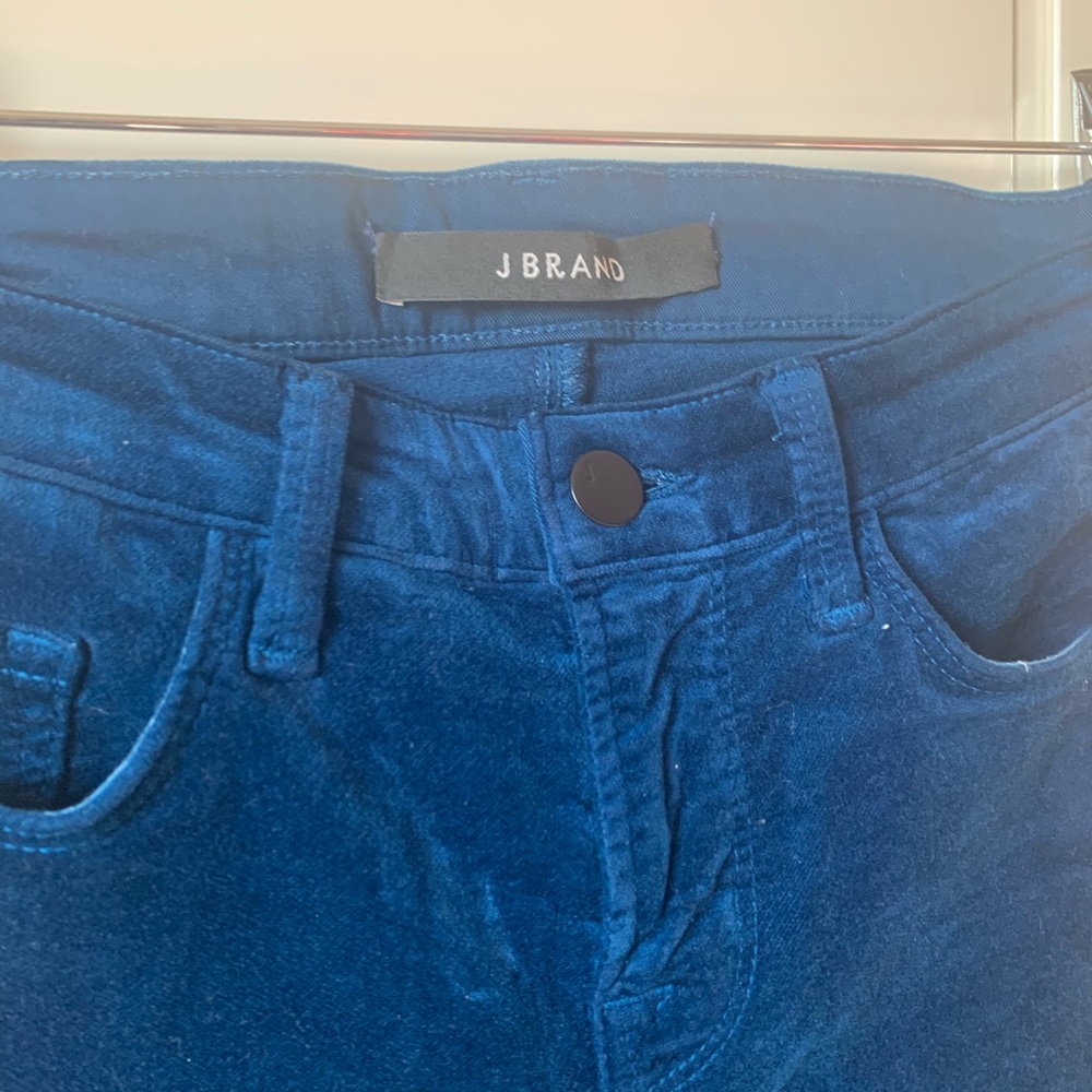 JBrand Suede Blue Jeans